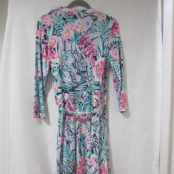 Lilly Pulitzer M Rozaline Wrap Dress Slathouse Soiree - Picture 6 of 8